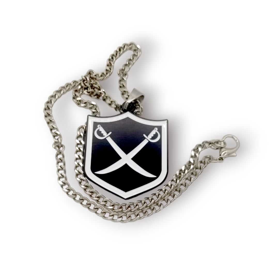 RN4LIFE Shield Double Sided Pendant and Chain