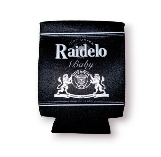 Raidelo Black Coozie 12 oz Can