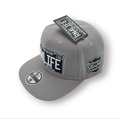 Gray License to Rep Snapback