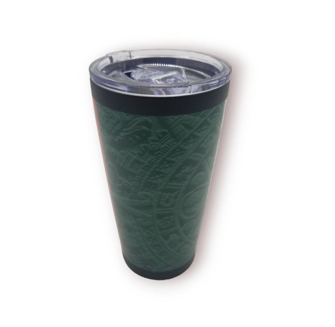 Tri Color Aztec Stone Tumbler