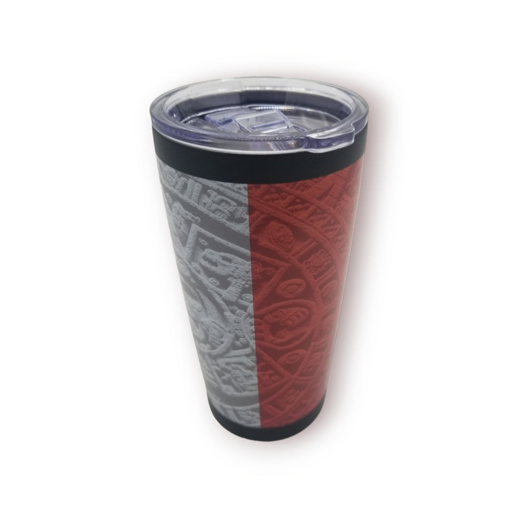 Tri Color Aztec Stone Tumbler