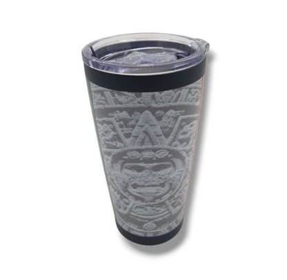 Tri Color Aztec Stone Tumbler